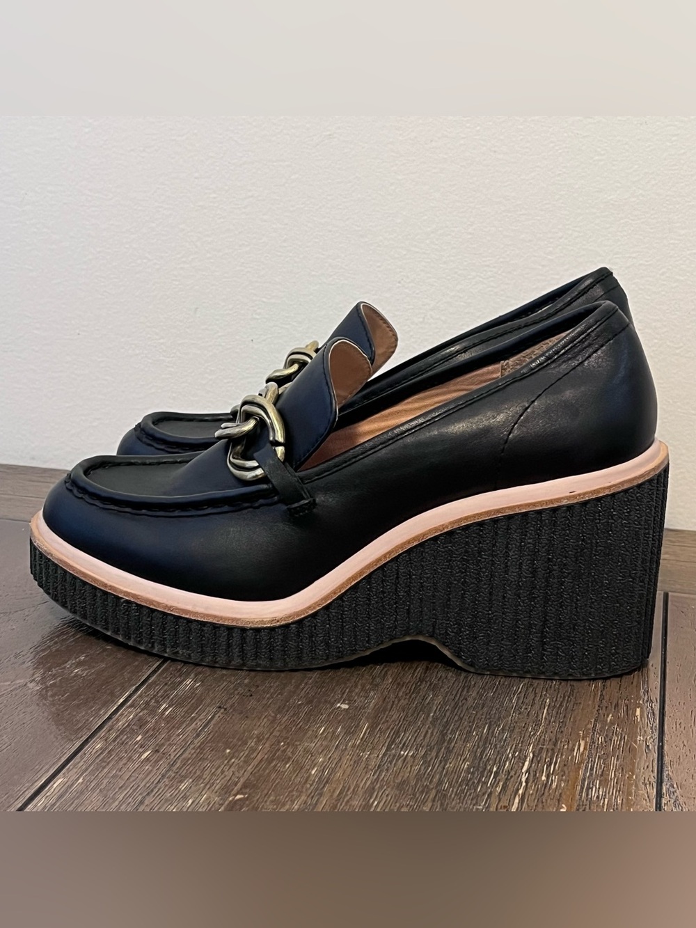 Dolce Vita Chain Chunky Platform Loafers Womens 9.5